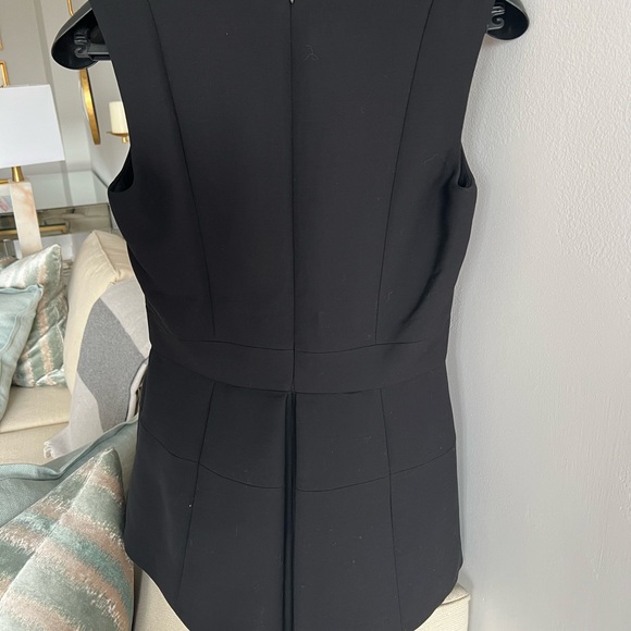 Alexander McQueen Black Scuba Wool Silk Top Size 44 - Picture 7 of 7